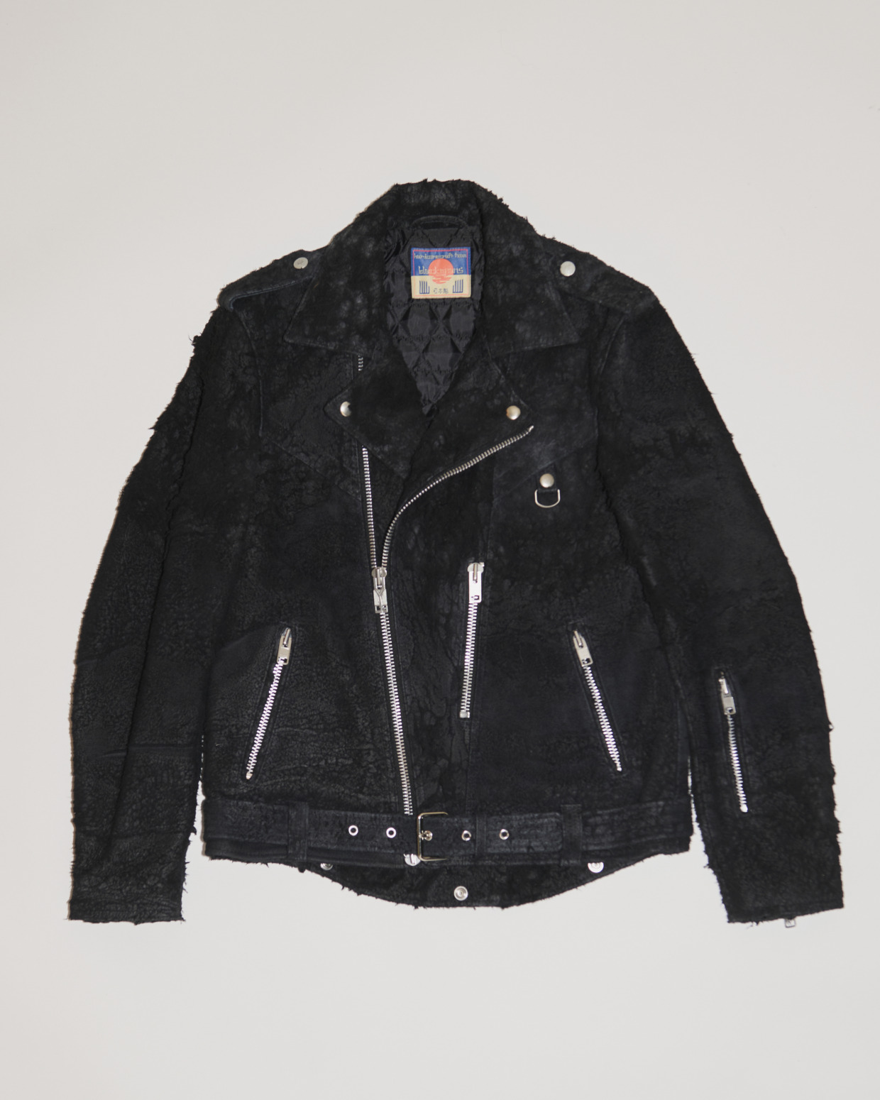 945-81TJ306-2 Tattered Motorcycle Jacket