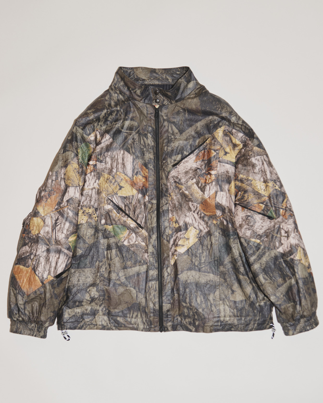 945-81TJ399-2　Two-Tone Camouflage Paper Blouson